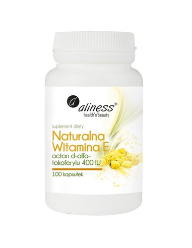 Přírodní vitamin E, 100 tobolek