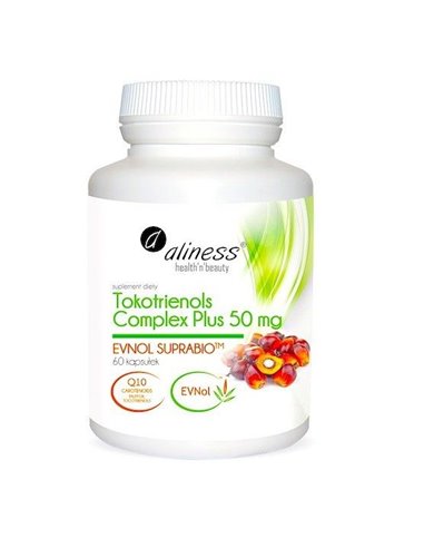 Vitamin E Tokotrienoly Complex Plus 50mg Tokotrienoly Q10, 60 tobolek.