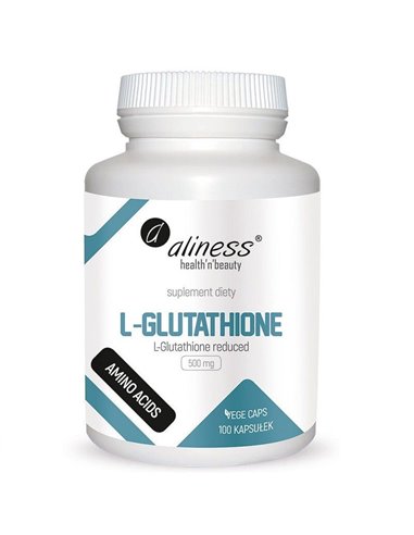 L-Glutathion snížil 500 mg, 100 tobolek Vege.