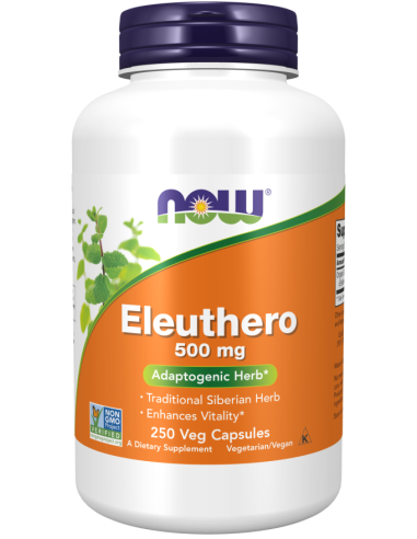 Eleuthero (Eleuterokok ostnitý) 500 mg, 250 tobolek