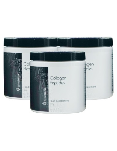 Balení 3 kusy Collagen - Lymeherbs hydrolyzované kolagenové petidy (300g)